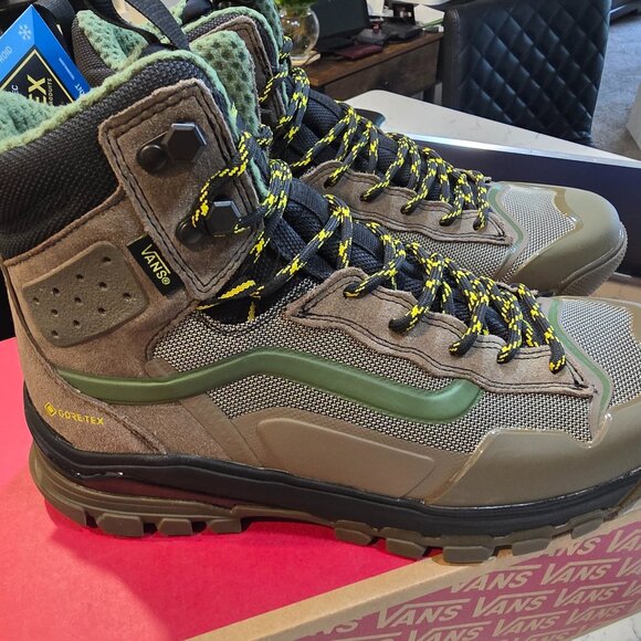VANS UltraRange EXO Hi Goretex MTE-3 Walnut - Gum Boots VN0A5JHX77J Men's Sz 10 - Picture 1 of 10